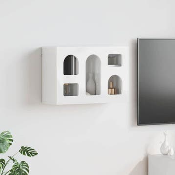 vidaXL Hangkast ELST Hoogglans Wit 60 x 20 x 40 cm Bewerkt, Verzenden, Nieuw