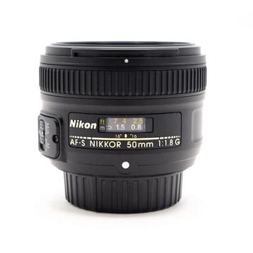 Nikon 50mm F1.8G AF-S Nikkor Objectief (Occasion), Audio, Tv en Foto, Fotografie | Lenzen en Objectieven, Nikon, Ophalen of Verzenden
