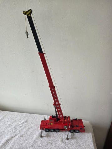 Siku 1:50 - Modelauto - Feuerwehr autokraan, Nieuw