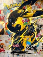 Makayhos - [Canvas] Pikachu Graffiti - Urban Spark, Nieuw