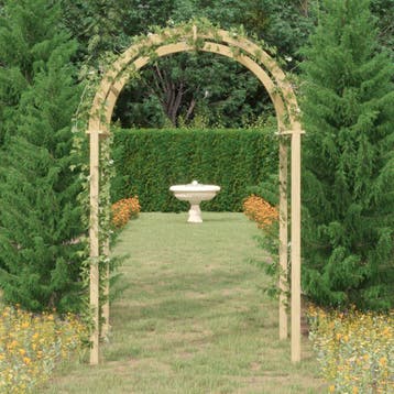 vidaXL Boog 141x97x243 cm geïmpregneerd massief grenenhout, Verzenden, Nieuw