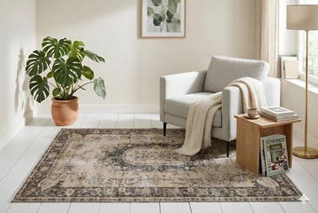 Boheemse vintage - Vloerkleed - 215 cm - 115 cm - met, Nieuw