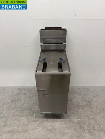 RVS Pitco Friteuse 18 liter GAS Horeca, Ophalen of Verzenden, Gebruikt