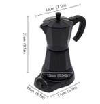 Elektrische Moka Pot 300ml One-Touch 480W Espresso Maker, Verzenden, Nieuw