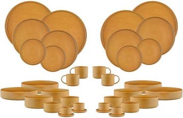 2dekans | SCANDI Compleet Servies - 36 stuks - Oker, Ophalen of Verzenden, Zo goed als nieuw