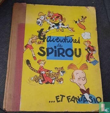 Robbedoes en Kwabbernoot - 4 Aventures de Spirou et Fanta..., Eén stripboek, Verzenden, Gelezen, Franquin, André.