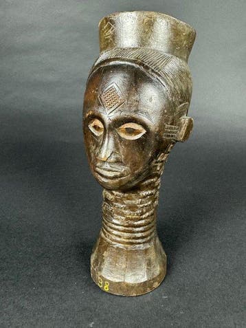 palm wijn cup - sculptuur - Shoowa-Kuba - Congo