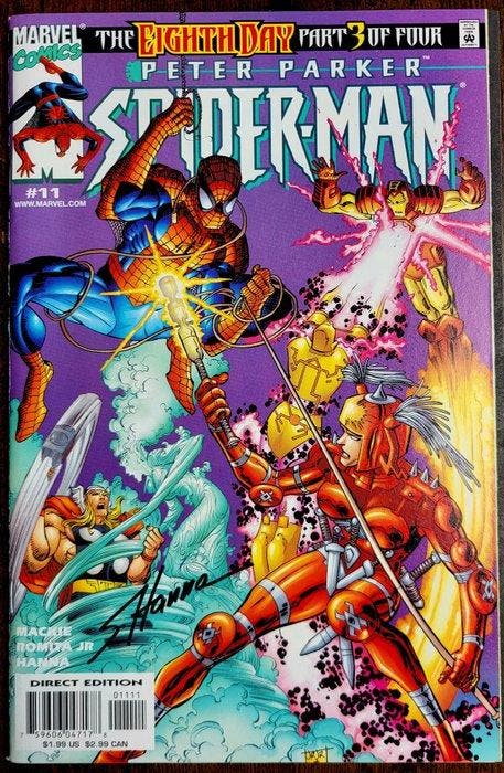 Peter Parker: Spider-Man #11 - Signed by Scott Hanna + COA, Boeken, Strips | Comics