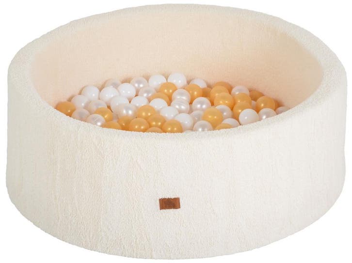 Moni Toys Bouclé Ivory Ballenbak incl. 200 Ballen, Kinderen en Baby's, Speelgoed | Babyspeelgoed, Nieuw, Verzenden