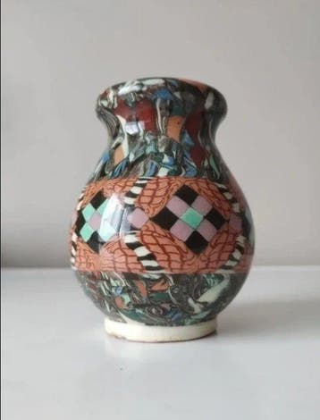 Vallauris - Jean Gerbino (1876-1966) - Vaas - veelkleurige