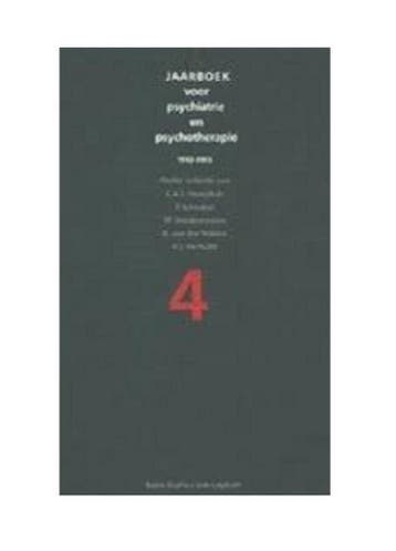 JAARBOEK PSYCHIATR. & PSYCHOTH. 4 - HOOGDUIN 9789031315864, Verzenden, Zo goed als nieuw, HOOGDUIN