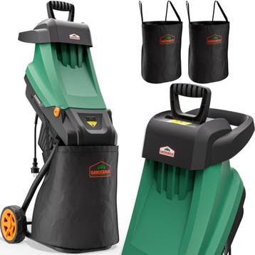 Elektrische Hakselaar 2400W 50L Opvangbak (Tuingereedschap), Verzenden, Nieuw