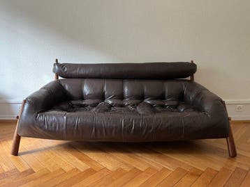 Brazil - Percival Lafer - Sofa - Leder, Braziliaans, Antiek en Kunst