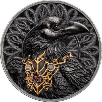Kameroen. 1000 Francs 2025 The Raven - Creatures of Nocturne