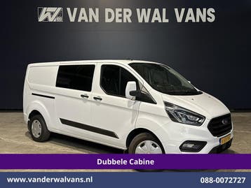 Ford Transit Custom | 2.0 TDCI 131pk Automaat L2H1 Dubbele, Automaat, Gebruikt, Euro 6, Wit