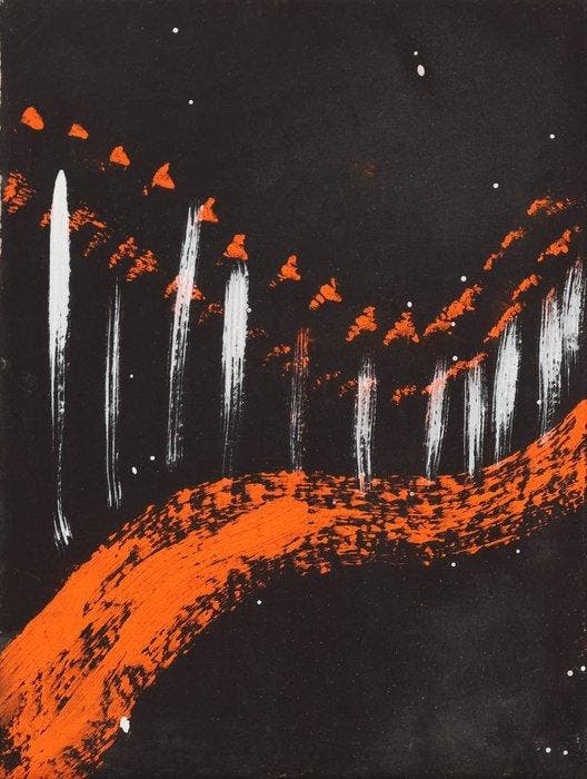 Leon Adriaans (1944-2004) - Nachtstraat, Antiek en Kunst, Kunst | Schilderijen | Modern