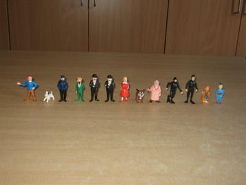 Kuifje - 13 Complete set mini-figuurtjes Esso / Belvision, Boeken, Nieuw