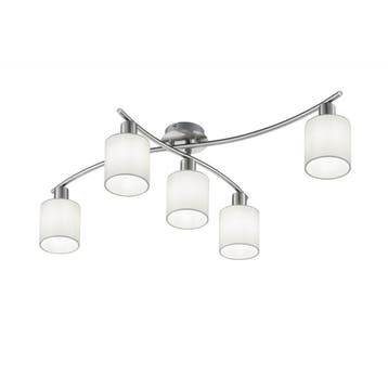 LED Plafondlamp - Trion Gorino - E14 Fitting - 5-lichts -, Ophalen of Verzenden, Nieuw, Metaal, Overige fittingen