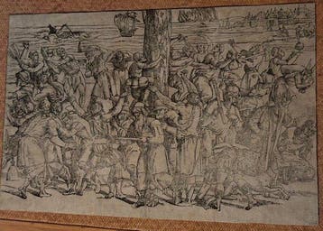 Domenico Campagnola - Arboro di frutti della Fortuna, Antiek en Kunst