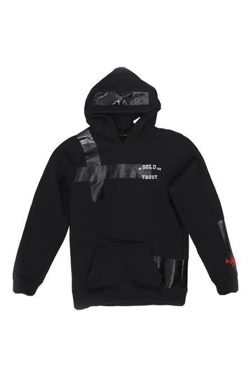 In Gold We Trust Hoodie Jongens in maat 164 Zwart, Verzenden, Zo goed als nieuw, In Gold We Trust, Jongen of Meisje