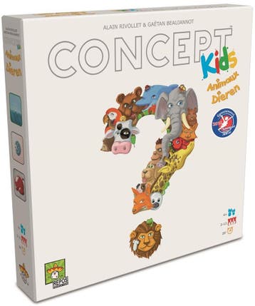 Concept Kids Dieren | Repos Production - Gezelschapsspellen, Verzenden, Nieuw