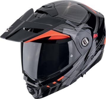 Scorpion ADX-2 Lewis Zwart Rood Systeemhelm, Motoren, Kleding | Motorhelmen, Nieuw met kaartje, Overige merken, Heren, Offroadhelm