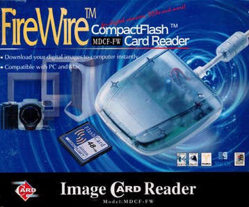 Datafab FireWire CompactFlash Card Reader MDCF-FW (Nieuw), Verzenden, Nieuw