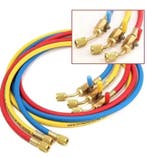 Slangenset 150 cm met kogel afsluiters voor manometer 1/4..., Verzenden, Nieuw