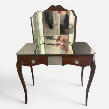 Kaptafel - Hout - Kapster Art Nouveau