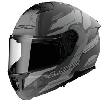 LS2 FF808 Stream II Shadow Mat Titanium Grijs Integraalhelm, Nieuw met kaartje, Overige merken, Heren, Verzenden