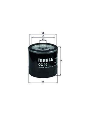 Oliefilter mahle, Verzenden, Nieuw