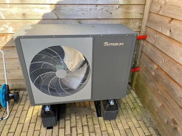 SPRSUN 12 kW Monoblock Warmtepomp A+++ – Gasloos, Ophalen, Hoog rendement (Hr), 60 tot 150 cm, 80 cm of meer