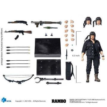 HIYA Toys - Exquisite Super Series 1/12 - Rambo: First Blood, Verzamelen, Verzenden, Nieuw