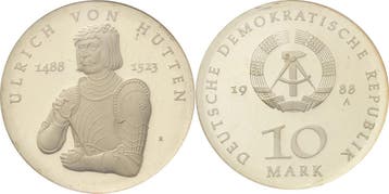 10 Mark 1988 Kurs- en Gedenkmunten, Verzenden
