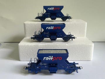 Roco H0 - 46683.2/46300/47003 - Modeltrein goederenwagon (3), Hobby en Vrije tijd, Modeltreinen | H0, Nieuw