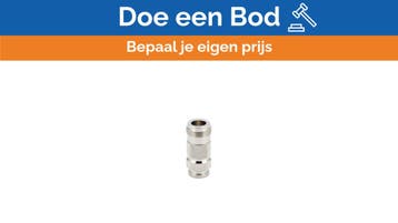Bieden: Huber and Suhner 33 TNC-N-50-1 RF Connector Adapter, Ophalen of Verzenden, Nieuw, Communicatie
