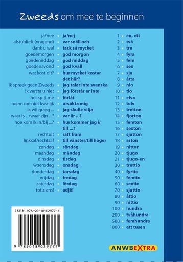 Zweeds / ANWB toeristenkaart 9789018029777 Hans Hoogendoorn, Verzenden, Gelezen, Hans Hoogendoorn