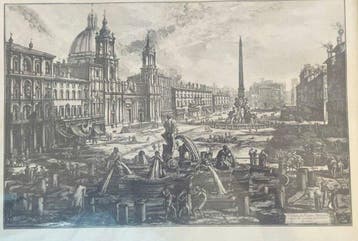 Giovanni Battista Piranesi (1720-1778) , after - Veduta di, Antiek en Kunst