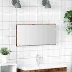 vidaXL Spiegel met spiegel Oud hout 80 x 37 cm Glas en, Huis en Inrichting, Tafels | Kaptafels, Verzenden, Nieuw