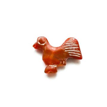 Sino-Mongools of Sino-Siberisch Rood agaat XS Haan Kraal