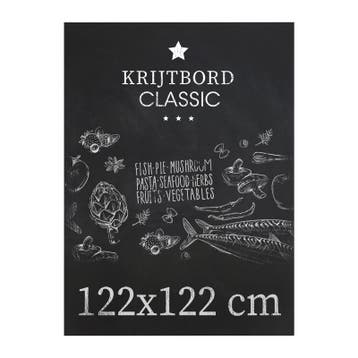 Krijtbord Classic 122x122 cm Zonder Ophangsysteem, Nieuw in verpakking