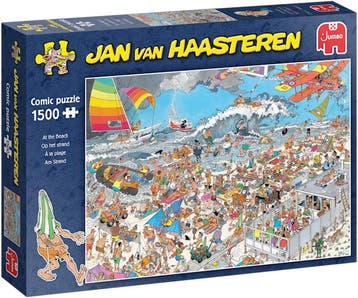 Jan van Haasteren - Op het Strand Puzzel (1500 stukjes) |, Verzenden, Nieuw