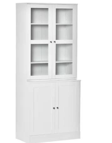 Moderne Vitrinekast met Verstelbare Planken 76x40x178,5 cm, Verzenden, Nieuw