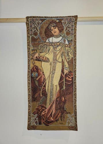 ARAZZO Alfons Mucha De Herfst exclusief - 100x45cm - Art, Antiek en Kunst