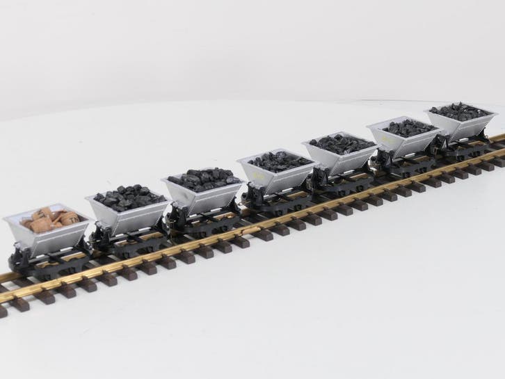 Set 7 Kiplorren 1:22,5 Feldbahn fur LGB und Piko, Hobby en Vrije tijd, Modeltreinen | Overige schalen, Overige typen, Gebruikt