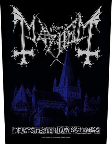 Mayhem - De Mysteriis Dom Sathanas Rugpatch off. merchandise, Ophalen of Verzenden, Nieuw, Kleding