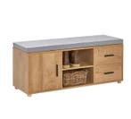 Houten Schoenenbank met Laden en Deuren – Met Opbergruimte, Verzenden, Nieuw