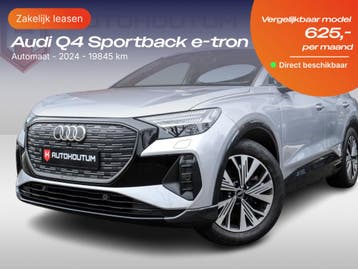 Audi Q4 Sportback e-tron | Zakelijk Leasen vanaf 395,- p/mnd, Nieuw, Financial lease, Lease