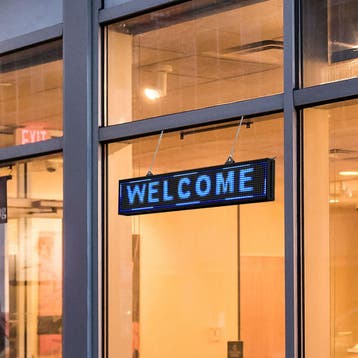 GGM Gastro | Led lichtbord - WELCOME - personaliseerbaar - |, Verzenden, Nieuw, Effen, Bord(en)