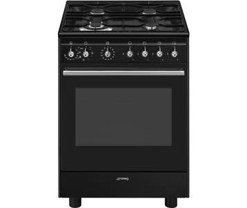 €899 Smeg CX61GMBLNLK gas fornuis met 4 branders / zones, Witgoed en Apparatuur, Fornuizen, Ophalen of Verzenden, Nieuw